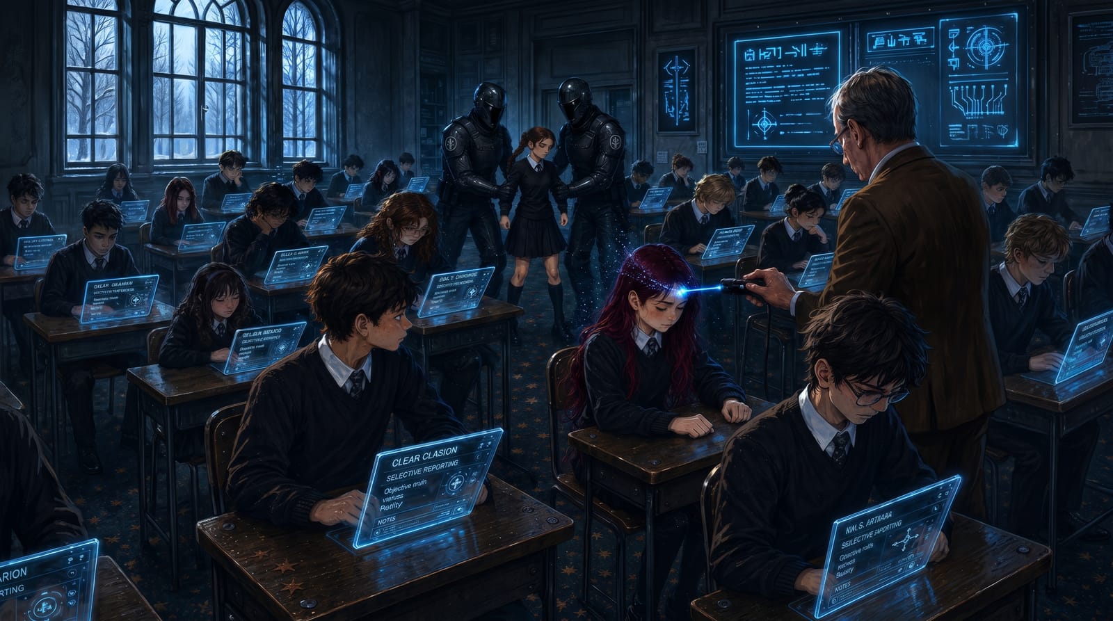 Holbeck Academy classroom under observation